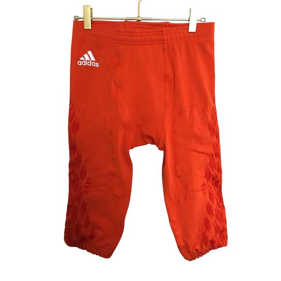 Adidas Techfit Primeknit Football Pants M Bright Orange No Pads - Picture 1 of 6